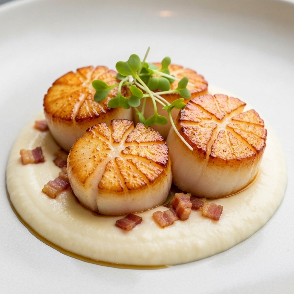 Pan-Seared Scallops